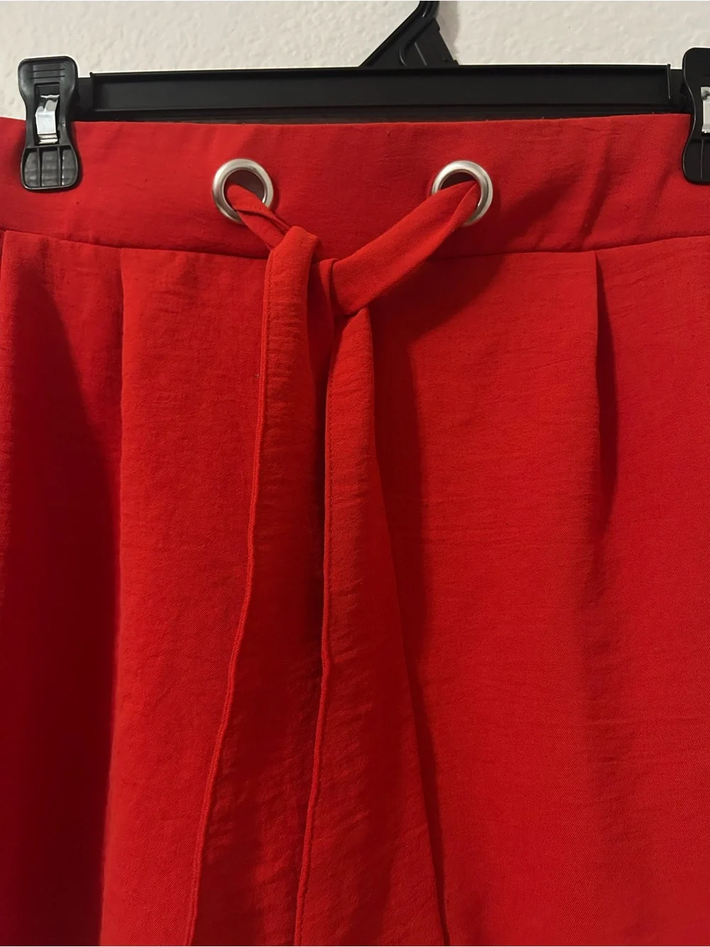 Red Paperbag Shorts